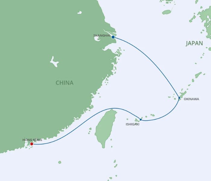 CRUISE - Hong Kong to Japan to China